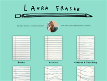 Tablet Screenshot of laurafraser.com